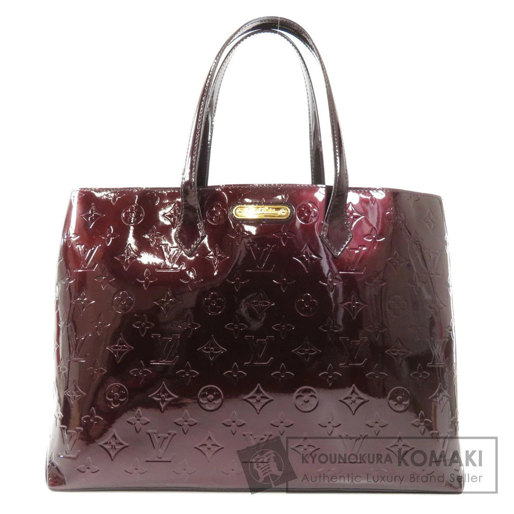 Louis Vuitton Wilshire Vernis Tote Bag Leather